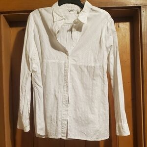 Woolrich Textured White Shirt Xl